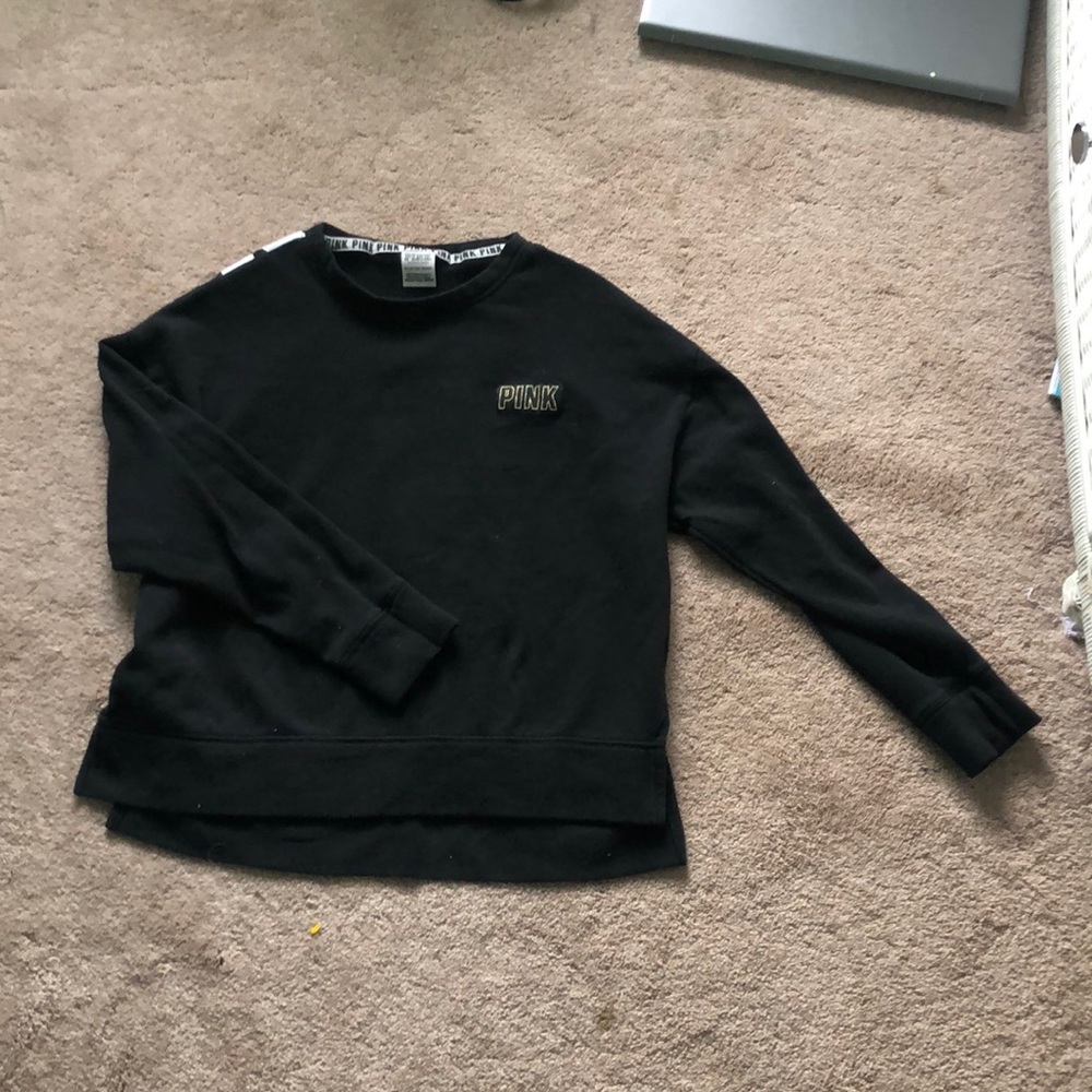 black victoria secret sweatshirt
